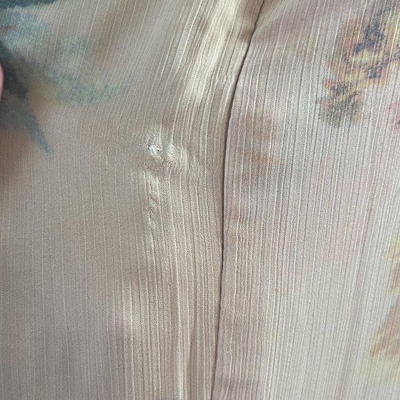 Lauren Ralph Lauren Floral Crinkled Georgette Midi Dress - Picture 11 of 11